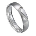 Best Selling Classic Custom Stainless Steel Mens Womens Wedding Ring